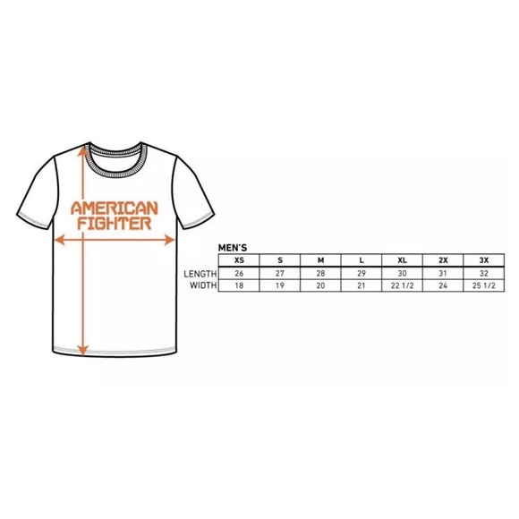 AMERICAN FIGHTER Mens T-Shirt LAKEHUSRT L/S TMT - Picture 8 of 8